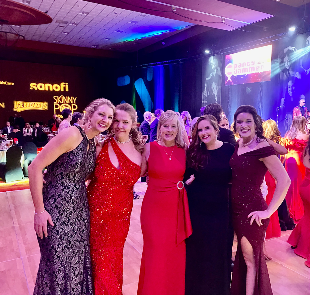 Sanofi & The Mars Agency team up on the dance floor: (L-R) Hailey Venters, Jamie Fulopp, Sheila Gamble, Char Kershaw, Angela Reynolds