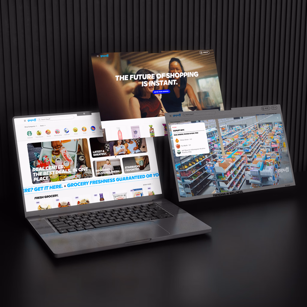 GoPuff Redesigned Website